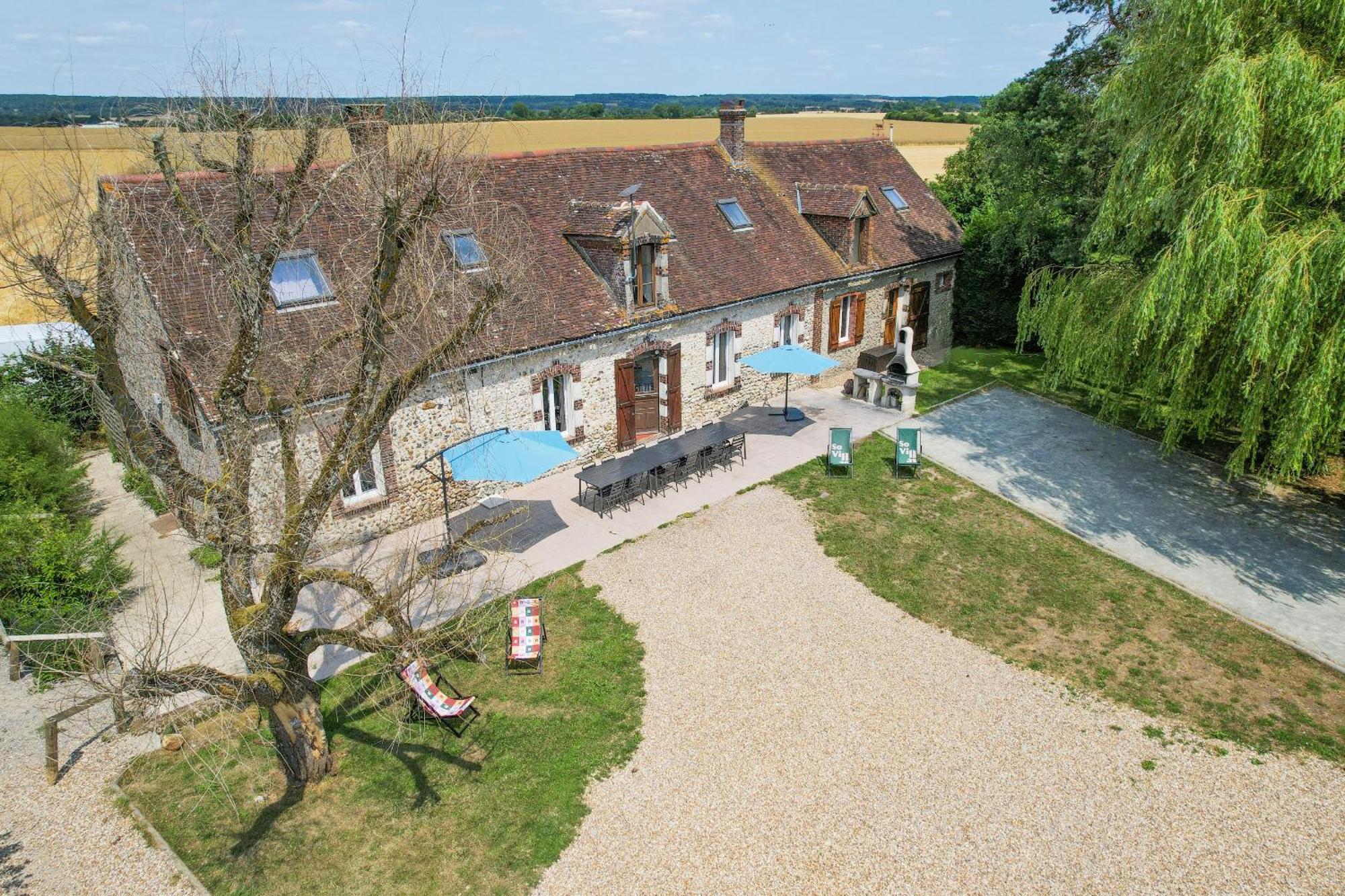 Crazy Villa Champs Corons 61 - Interior Heated Pool - 2H From Paris - 30P Les Menus Eksteriør billede
